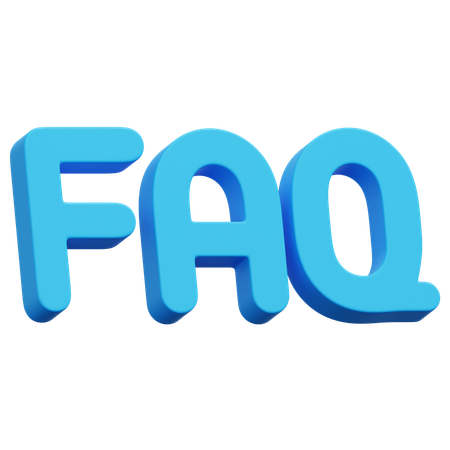 Faq Text  3D Icon