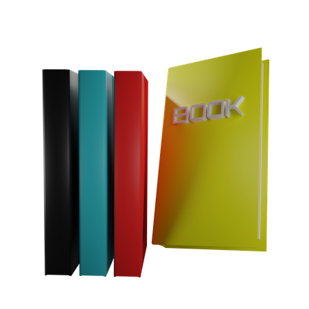 Farbbücher  3D Icon