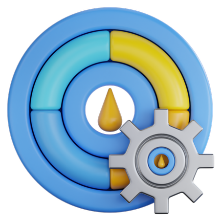 Farbeinstellung  3D Icon