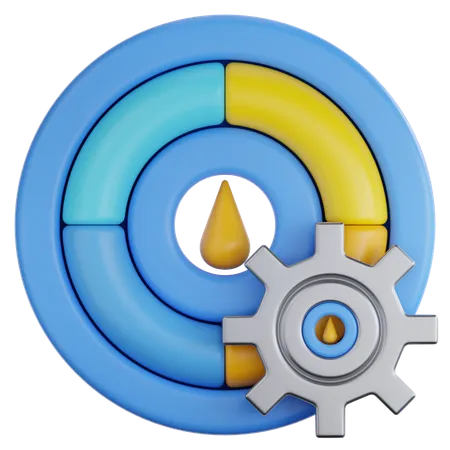 Farbeinstellung  3D Icon