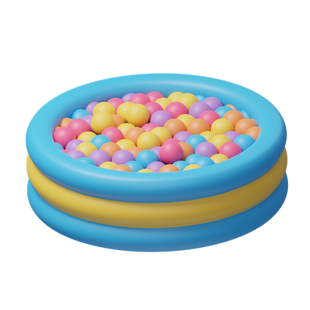 Farbiger Ball  3D Icon