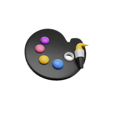 Farbpalette  3D Icon