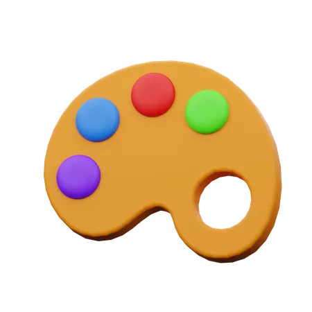 Farbpalette  3D Icon