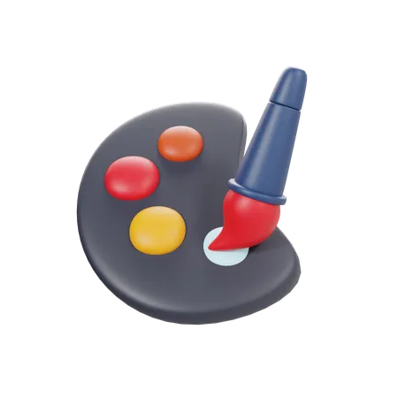 Farbpalette  3D Icon