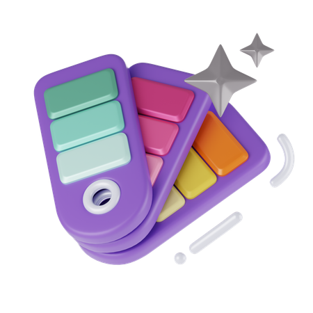 Farbpalette  3D Icon