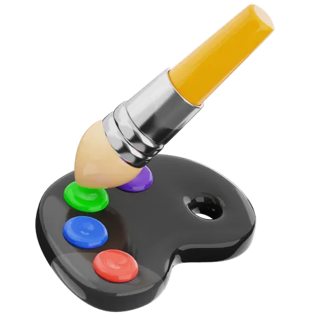 Farbpalette  3D Icon