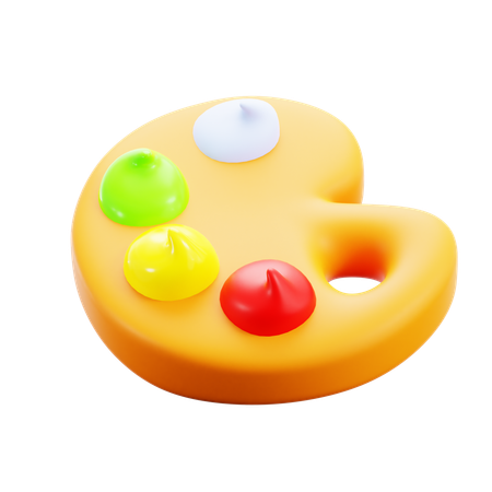 Farbpalette  3D Icon