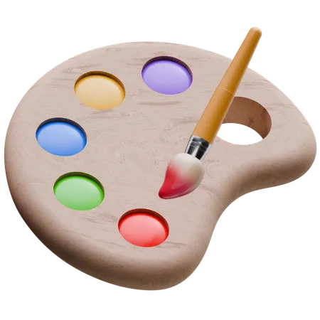 Farbpalette  3D Icon