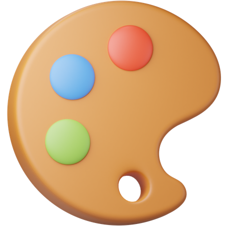 Farbpalette  3D Icon