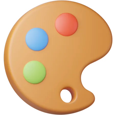 Farbpalette  3D Icon