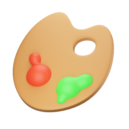 Farbpalette  3D Icon