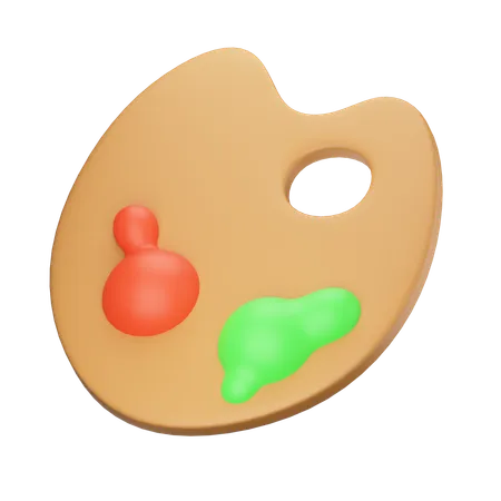 Farbpalette  3D Icon