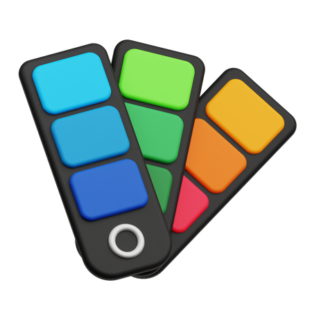 Farbpalette  3D Icon