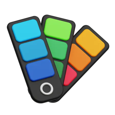 Farbpalette  3D Icon