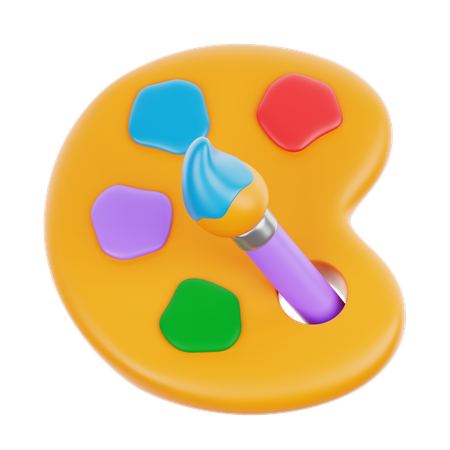 Farbpalette 2  3D Icon