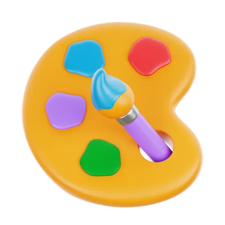 Farbpalette 2  3D Icon