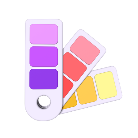 Farbpalette  3D Icon