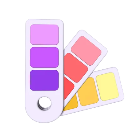 Farbpalette  3D Icon