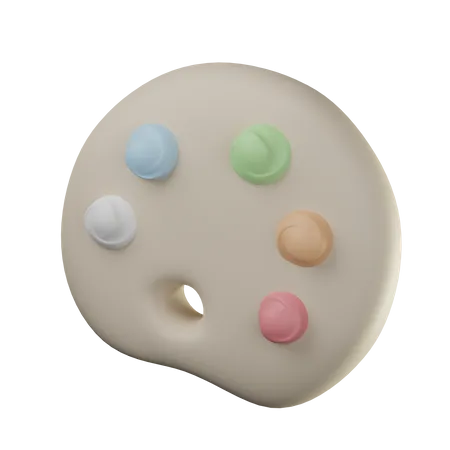 Farbpalette  3D Icon