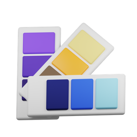 Farbpalette  3D Icon