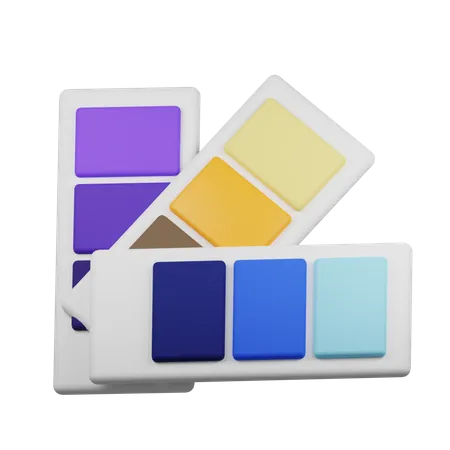 Farbpalette  3D Icon