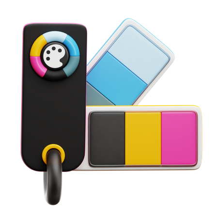 Farbpalette  3D Icon