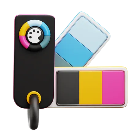 Farbpalette  3D Icon