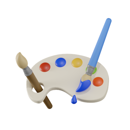 Farbpalette  3D Icon