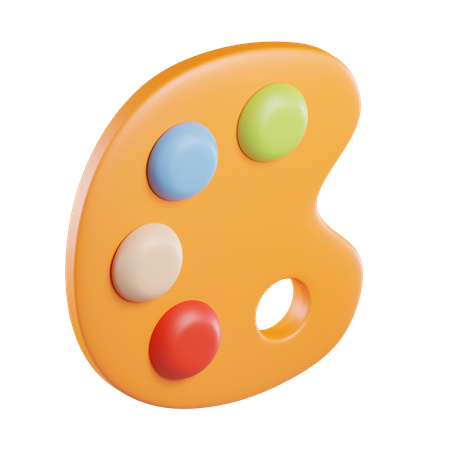 Farbpalette  3D Icon