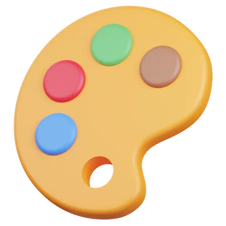 Farbpalette  3D Icon