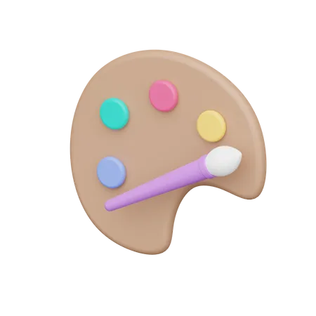 Farbpalette  3D Icon