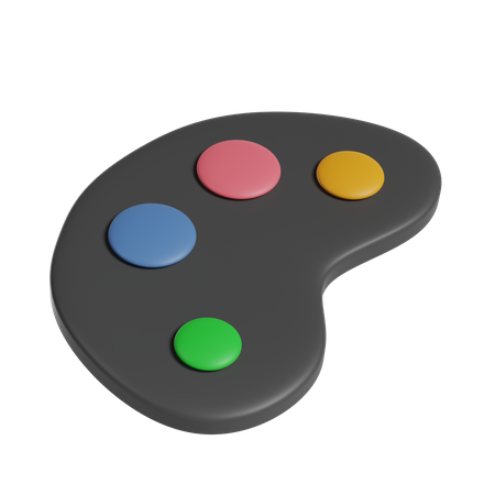 Farbpalette  3D Icon