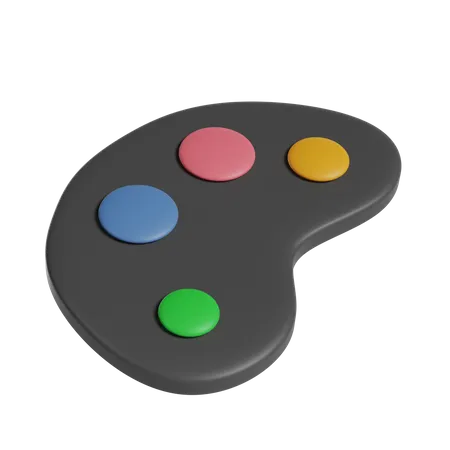 Farbpalette  3D Icon