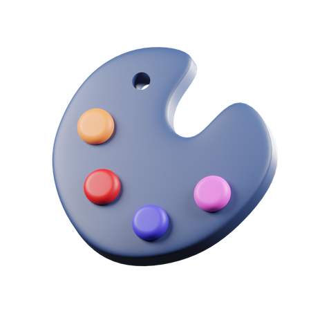 Farbpalette  3D Icon