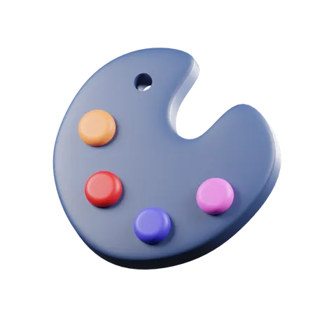 Farbpalette  3D Icon