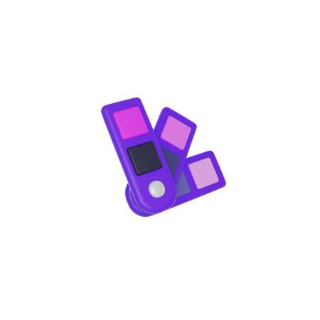 Farbpalette  3D Icon