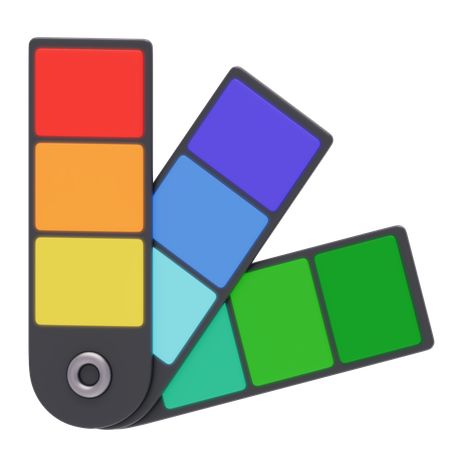 Farbpalette  3D Icon