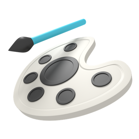 Farbpalette  3D Icon