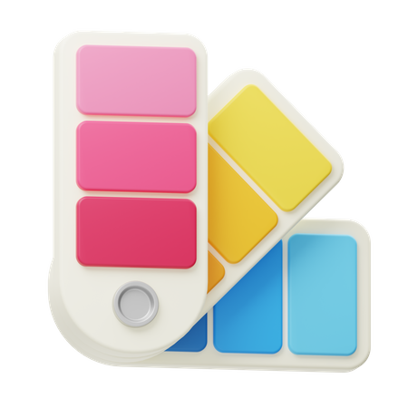 Farbpalette  3D Icon