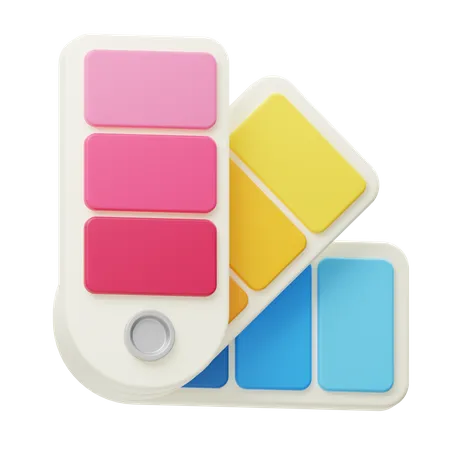 Farbpalette  3D Icon