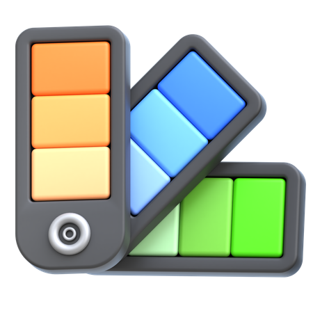 Strohfarbe  3D Icon