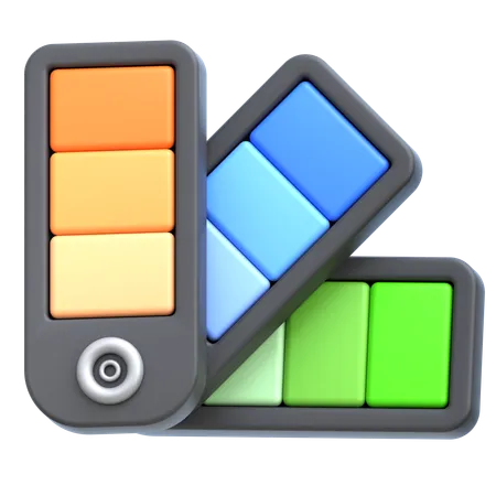 Strohfarbe  3D Icon