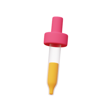 Farbpipette  3D Illustration