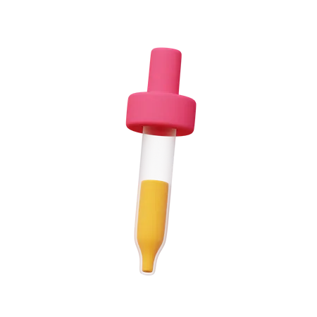 Farbpipette  3D Illustration