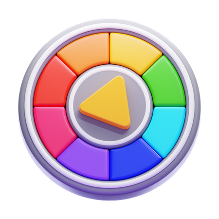 Farbkreis  3D Icon