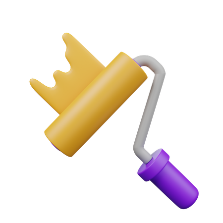 Farbrolle  3D Icon