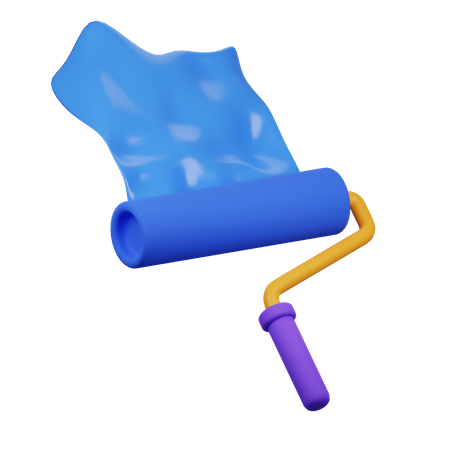 Farbrolle  3D Icon