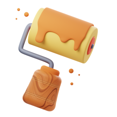 Farbrolle  3D Icon