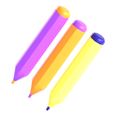 Farbstift  3D Icon