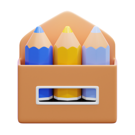 Farbstift  3D Icon